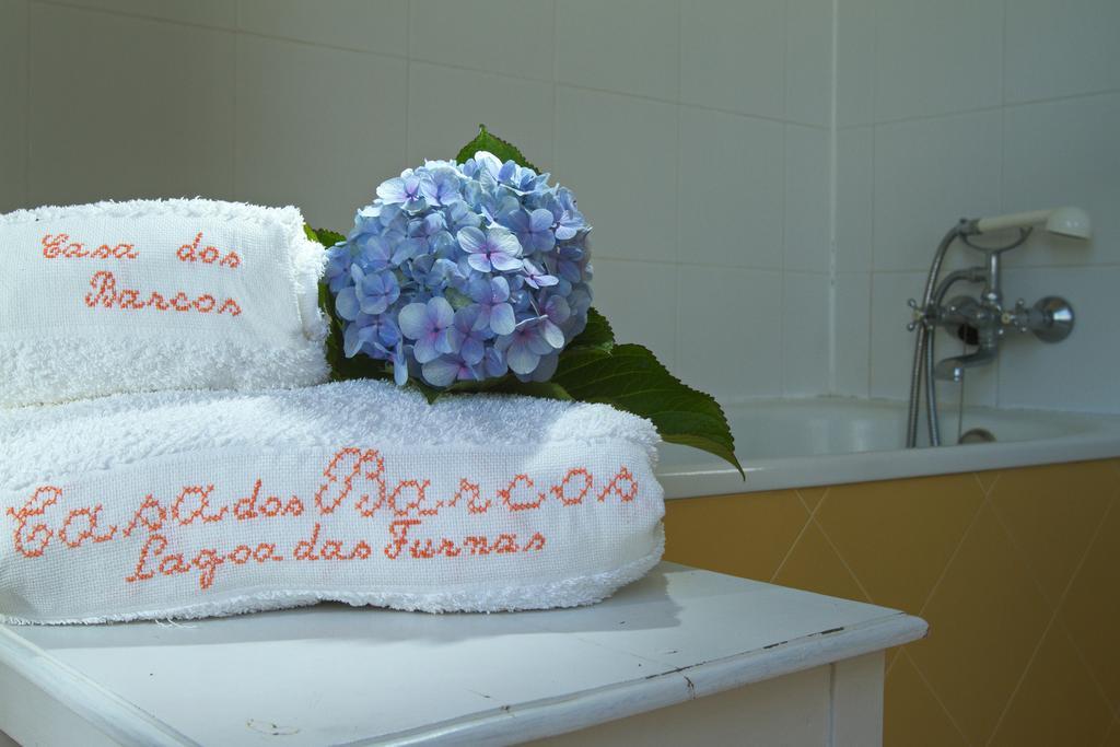 Casa Dos Barcos Furnas Pensionat Rum bild